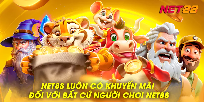 NET88 luôn có khuyến mãi đối với bất cứ người chơi Net88